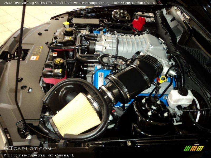  2012 Mustang Shelby GT500 SVT Performance Package Coupe Engine - 5.4 Liter Supercharged DOHC 32-Valve Ti-VCT V8