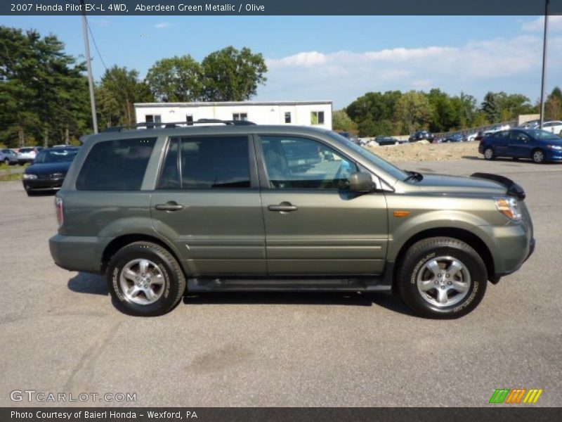 Aberdeen Green Metallic / Olive 2007 Honda Pilot EX-L 4WD