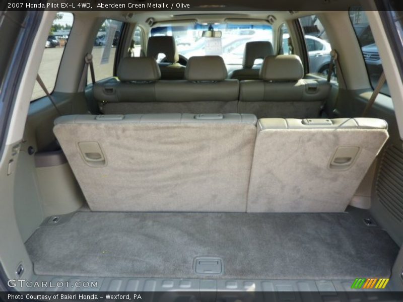 Aberdeen Green Metallic / Olive 2007 Honda Pilot EX-L 4WD