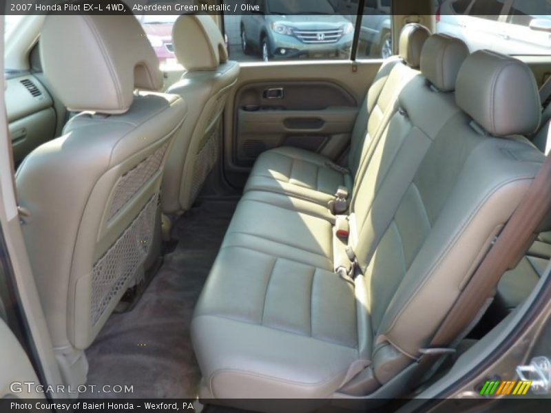 Aberdeen Green Metallic / Olive 2007 Honda Pilot EX-L 4WD