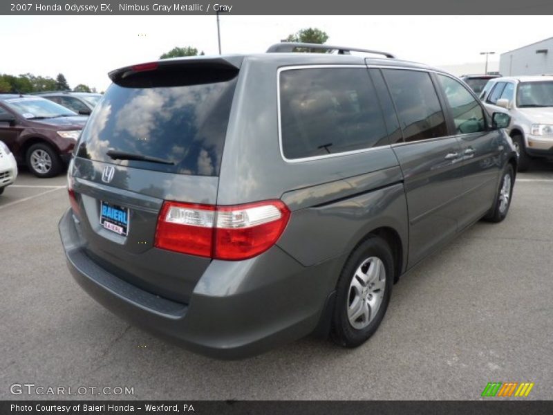 Nimbus Gray Metallic / Gray 2007 Honda Odyssey EX