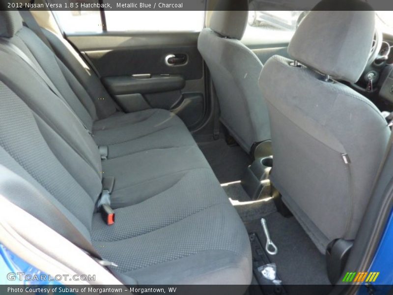 Metallic Blue / Charcoal 2012 Nissan Versa 1.8 S Hatchback