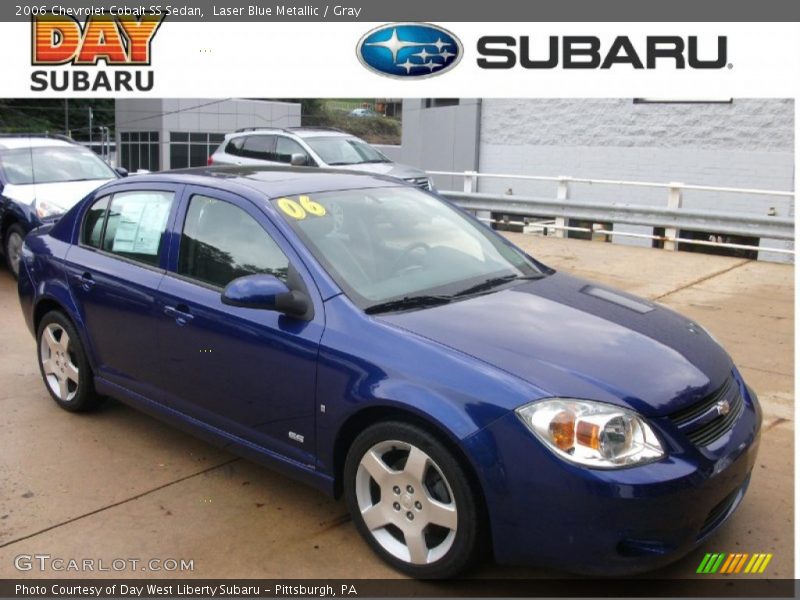 Laser Blue Metallic / Gray 2006 Chevrolet Cobalt SS Sedan