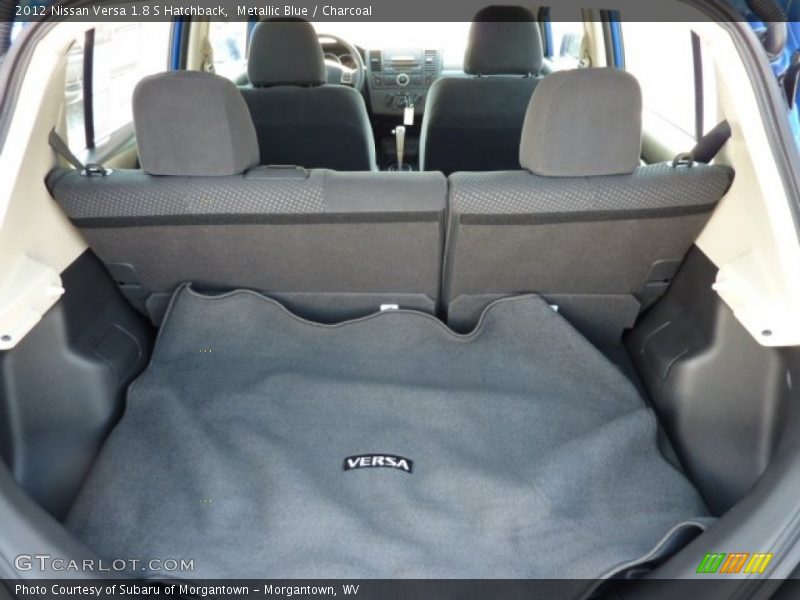 Metallic Blue / Charcoal 2012 Nissan Versa 1.8 S Hatchback
