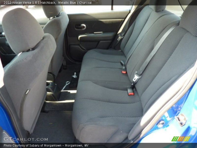 Metallic Blue / Charcoal 2012 Nissan Versa 1.8 S Hatchback