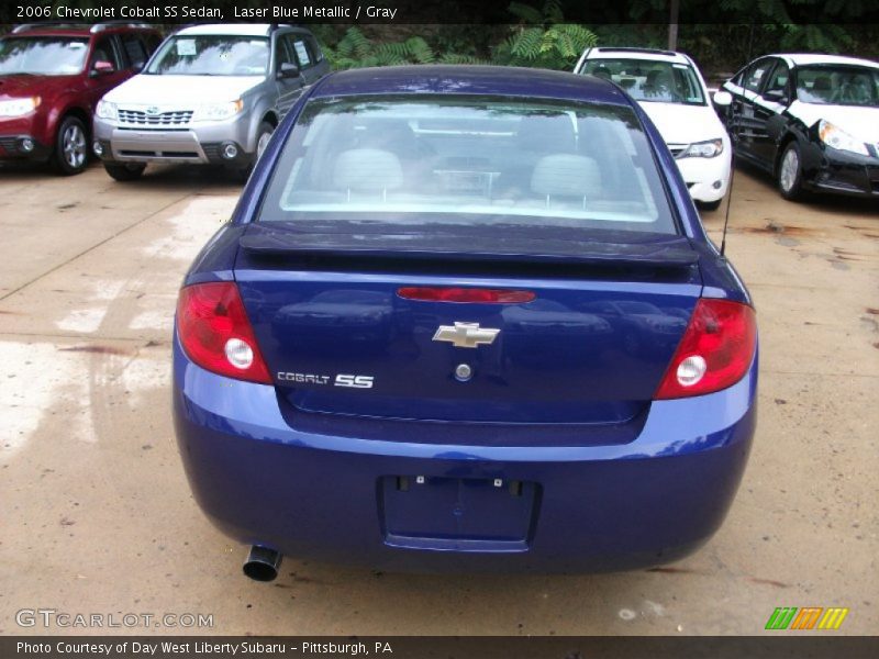 Laser Blue Metallic / Gray 2006 Chevrolet Cobalt SS Sedan