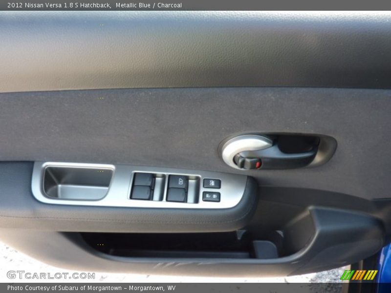 Metallic Blue / Charcoal 2012 Nissan Versa 1.8 S Hatchback