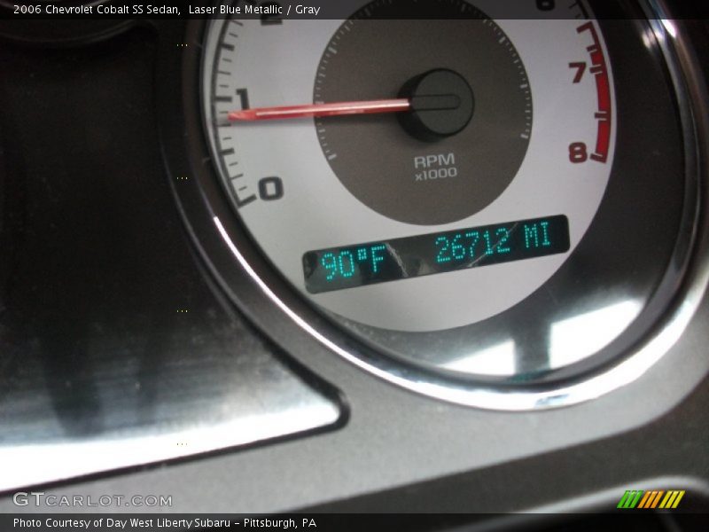 Laser Blue Metallic / Gray 2006 Chevrolet Cobalt SS Sedan