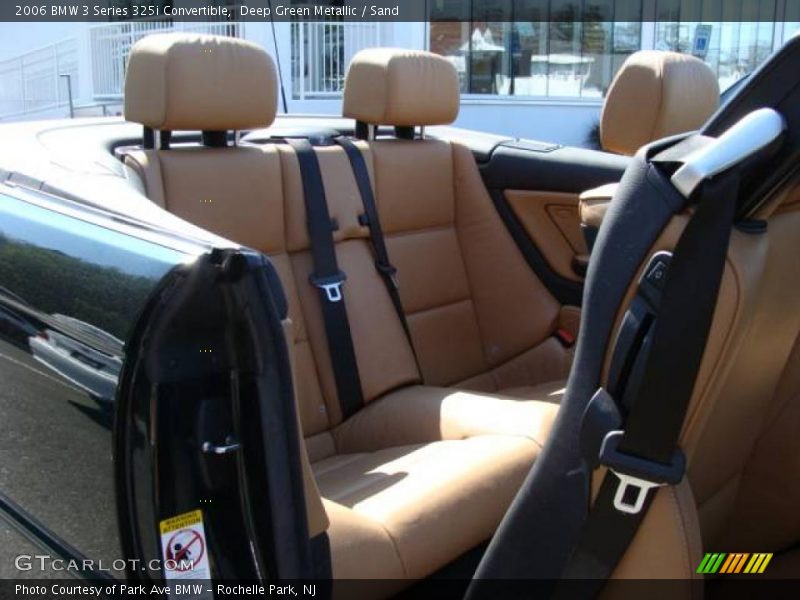 Deep Green Metallic / Sand 2006 BMW 3 Series 325i Convertible