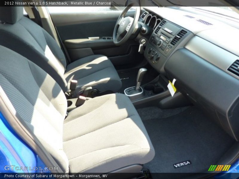 Metallic Blue / Charcoal 2012 Nissan Versa 1.8 S Hatchback