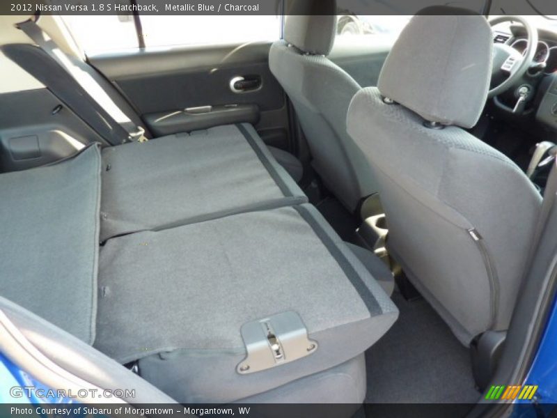 Metallic Blue / Charcoal 2012 Nissan Versa 1.8 S Hatchback