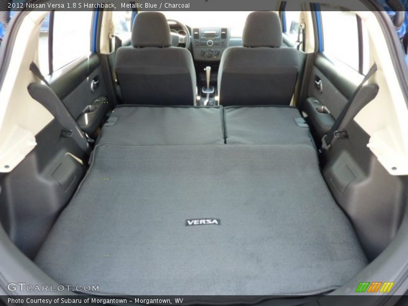 Metallic Blue / Charcoal 2012 Nissan Versa 1.8 S Hatchback