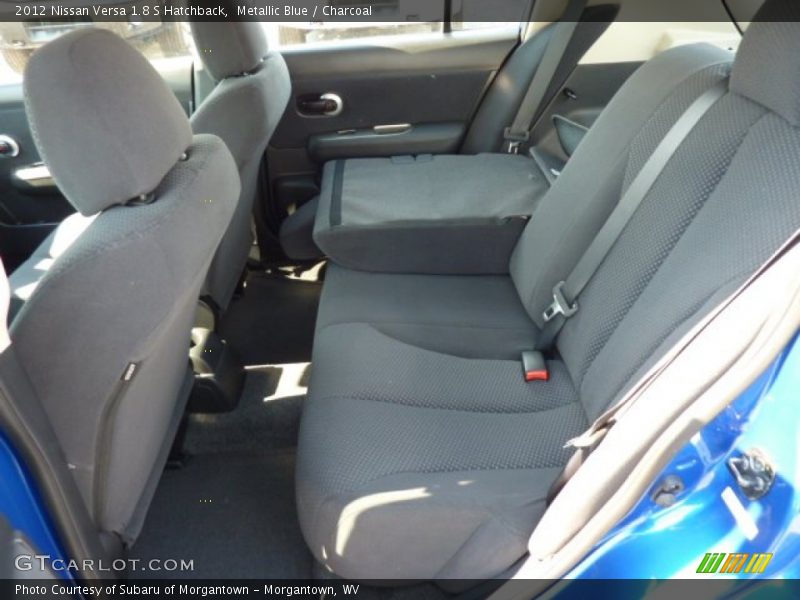Metallic Blue / Charcoal 2012 Nissan Versa 1.8 S Hatchback