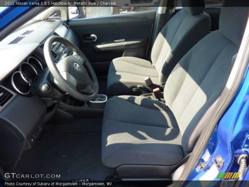 Metallic Blue / Charcoal 2012 Nissan Versa 1.8 S Hatchback