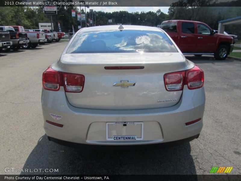 Champagne Silver Metallic / Jet Black 2013 Chevrolet Malibu LT
