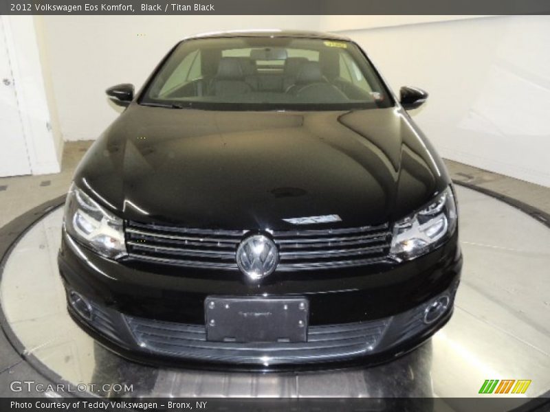 Black / Titan Black 2012 Volkswagen Eos Komfort