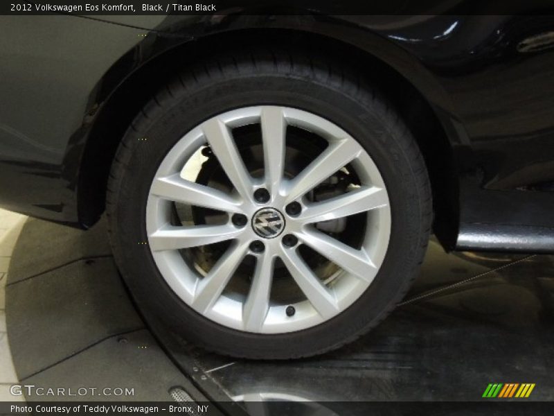 Black / Titan Black 2012 Volkswagen Eos Komfort