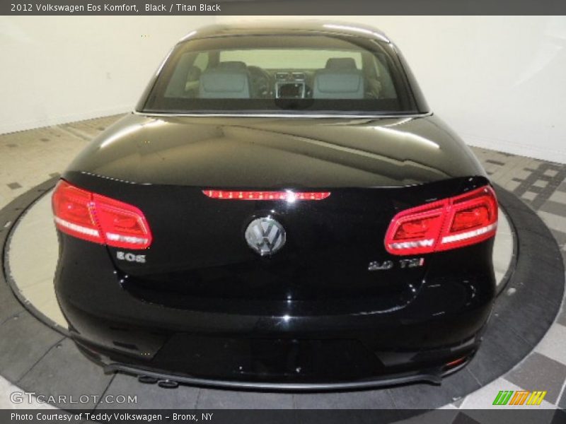 Black / Titan Black 2012 Volkswagen Eos Komfort