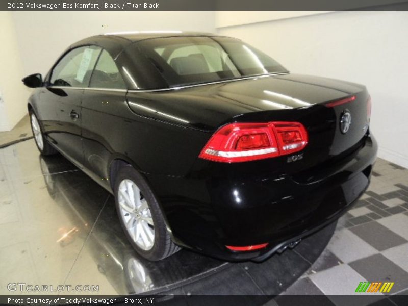Black / Titan Black 2012 Volkswagen Eos Komfort