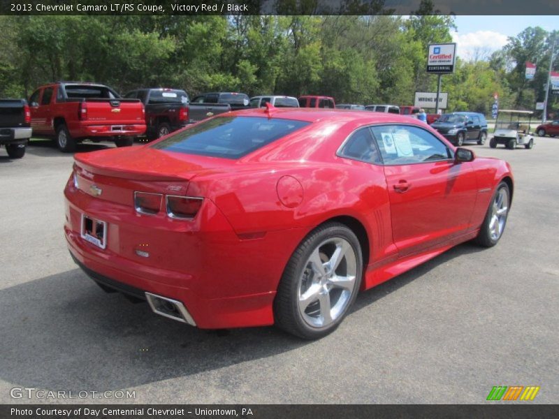 Victory Red / Black 2013 Chevrolet Camaro LT/RS Coupe