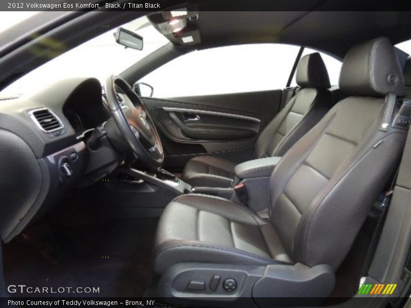 Black / Titan Black 2012 Volkswagen Eos Komfort
