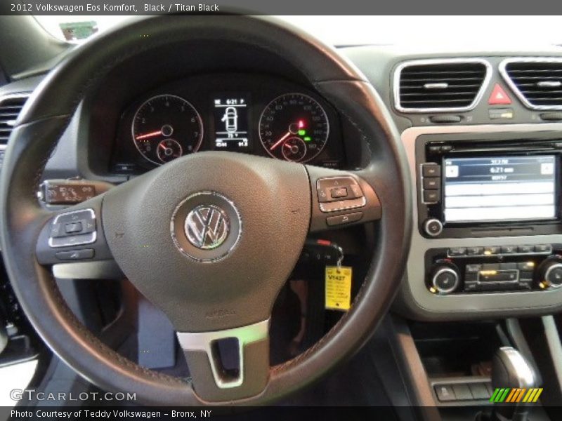 Black / Titan Black 2012 Volkswagen Eos Komfort