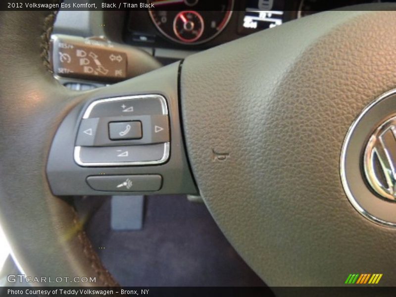 Black / Titan Black 2012 Volkswagen Eos Komfort
