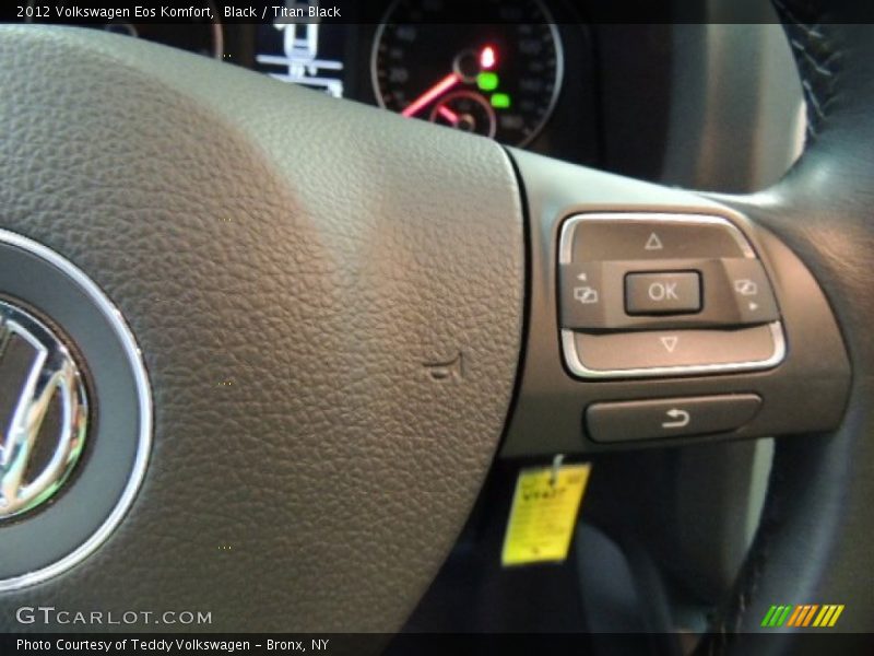 Black / Titan Black 2012 Volkswagen Eos Komfort