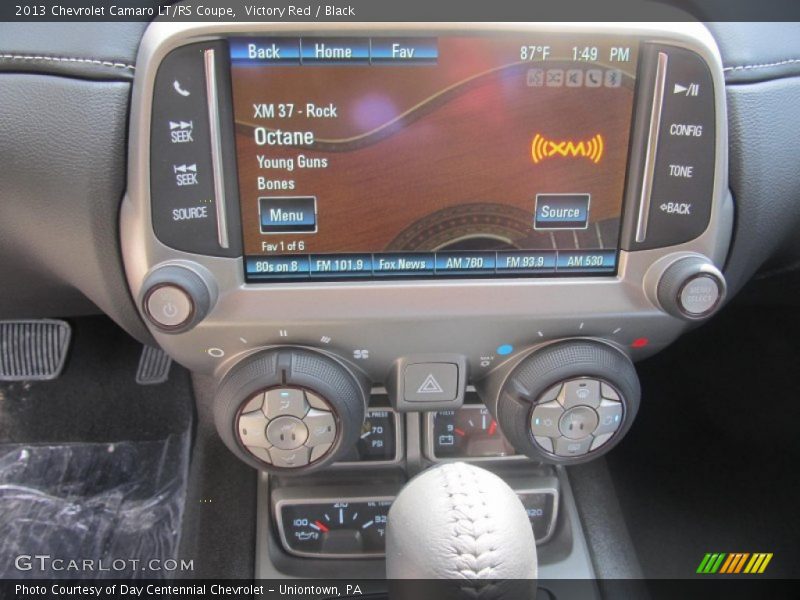 Controls of 2013 Camaro LT/RS Coupe