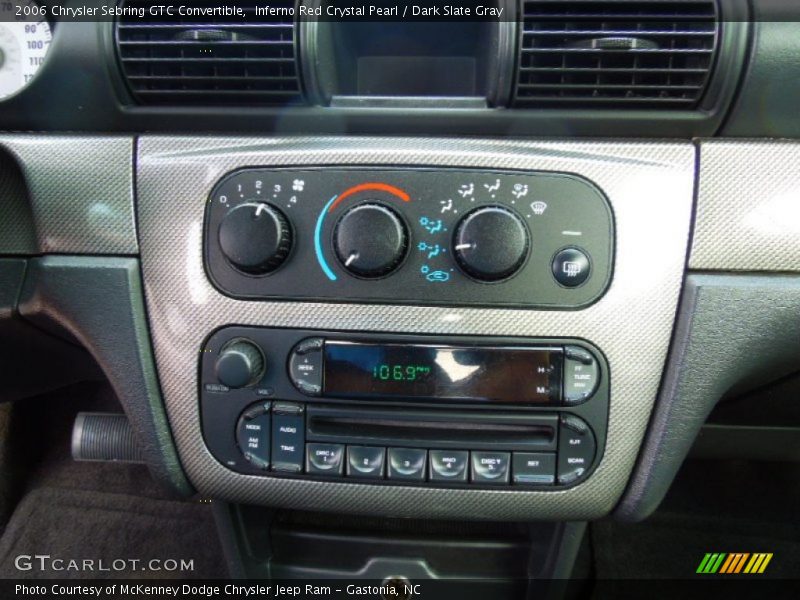 Controls of 2006 Sebring GTC Convertible