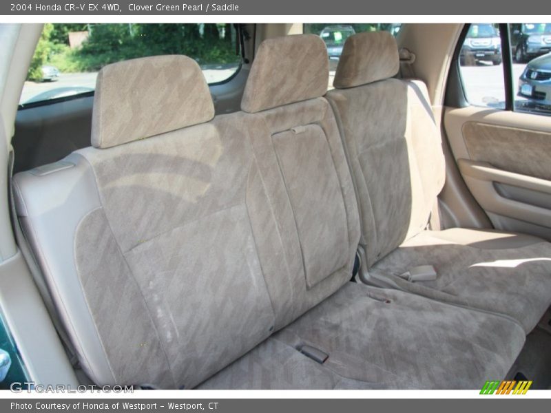 Clover Green Pearl / Saddle 2004 Honda CR-V EX 4WD