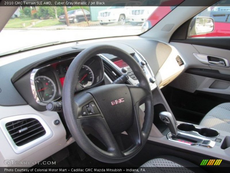 Cyber Gray Metallic / Jet Black 2010 GMC Terrain SLE AWD