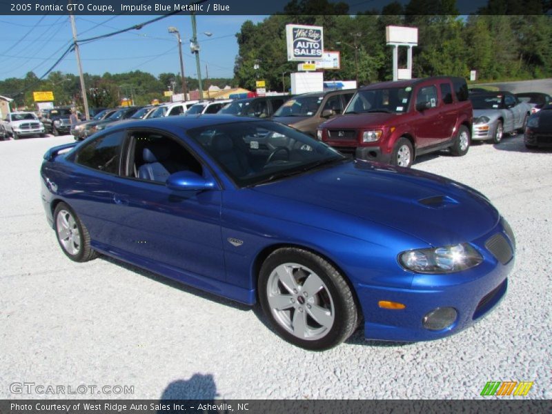 Impulse Blue Metallic / Blue 2005 Pontiac GTO Coupe