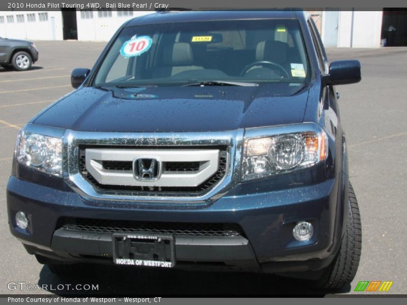 Bali Blue Pearl / Gray 2010 Honda Pilot Touring 4WD