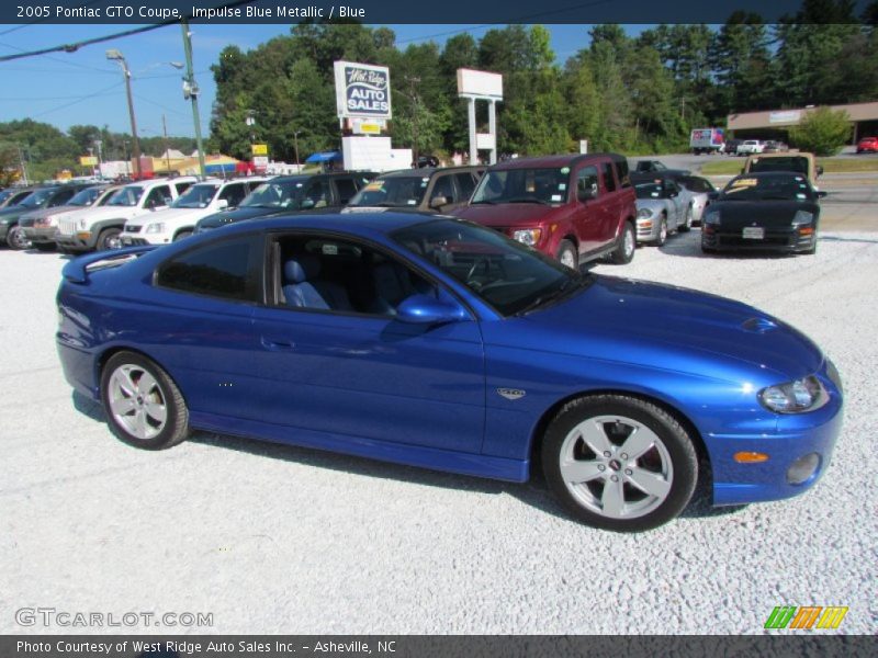 Impulse Blue Metallic / Blue 2005 Pontiac GTO Coupe