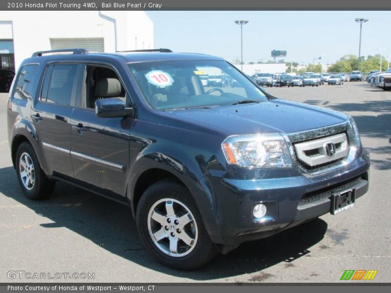 Bali Blue Pearl / Gray 2010 Honda Pilot Touring 4WD