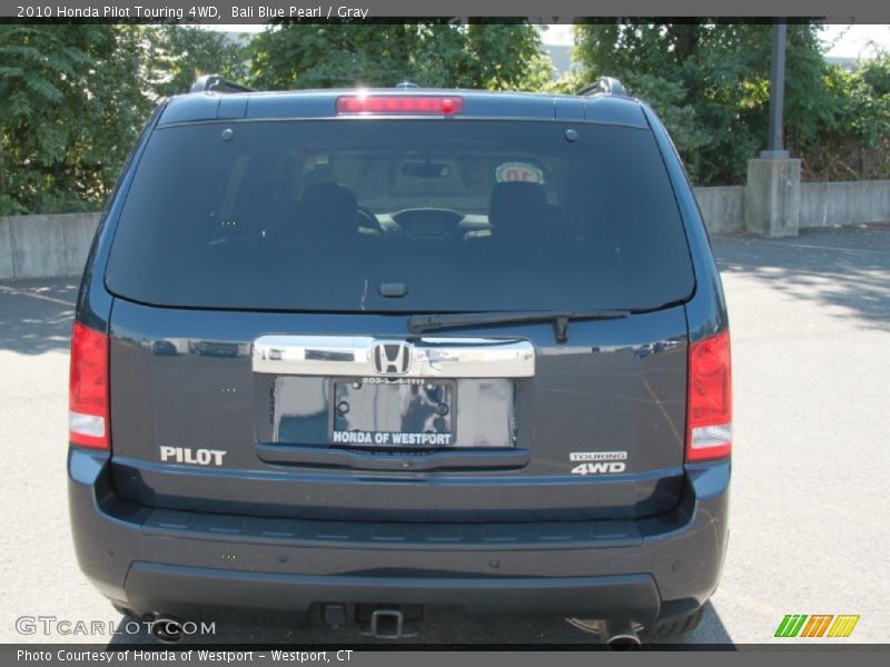 Bali Blue Pearl / Gray 2010 Honda Pilot Touring 4WD