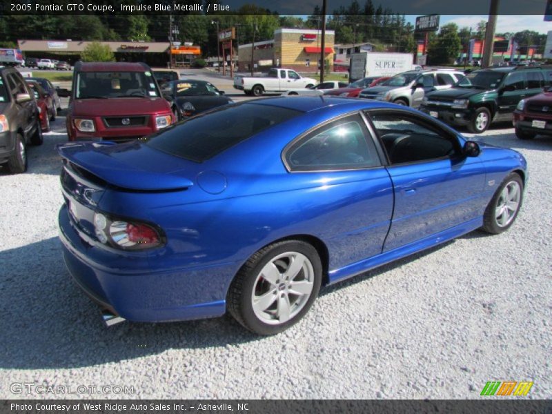 Impulse Blue Metallic / Blue 2005 Pontiac GTO Coupe