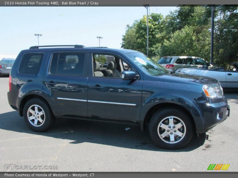 Bali Blue Pearl / Gray 2010 Honda Pilot Touring 4WD