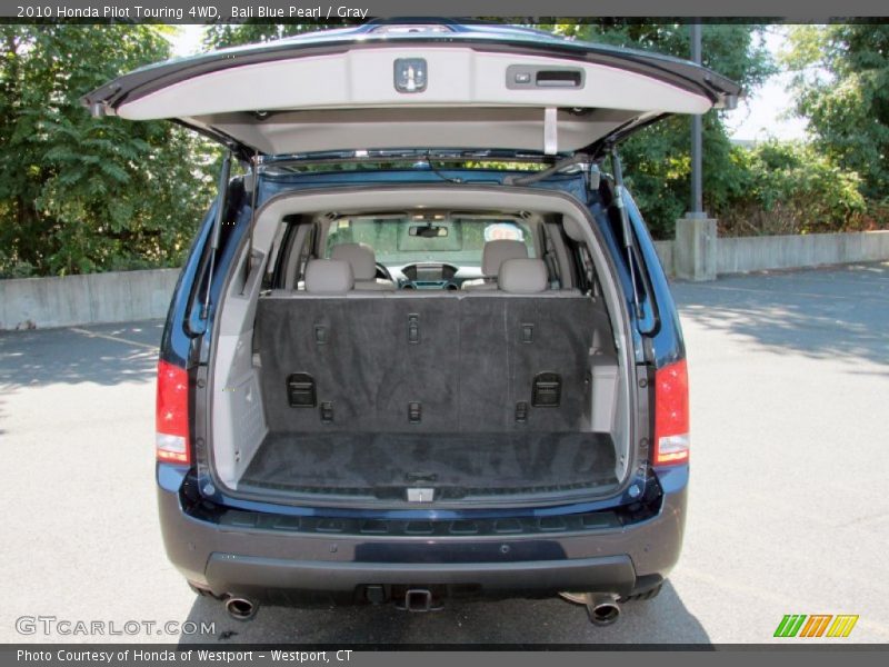 Bali Blue Pearl / Gray 2010 Honda Pilot Touring 4WD