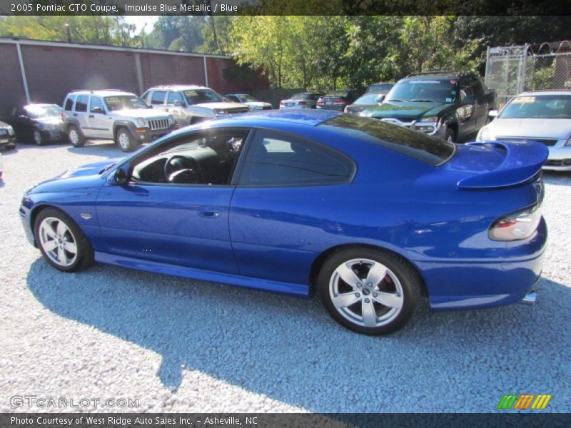 Impulse Blue Metallic / Blue 2005 Pontiac GTO Coupe