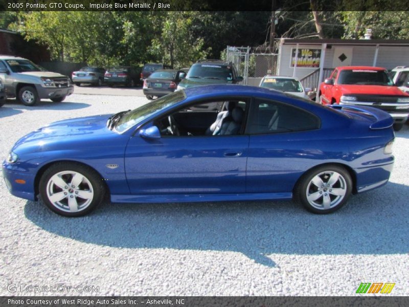 Impulse Blue Metallic / Blue 2005 Pontiac GTO Coupe