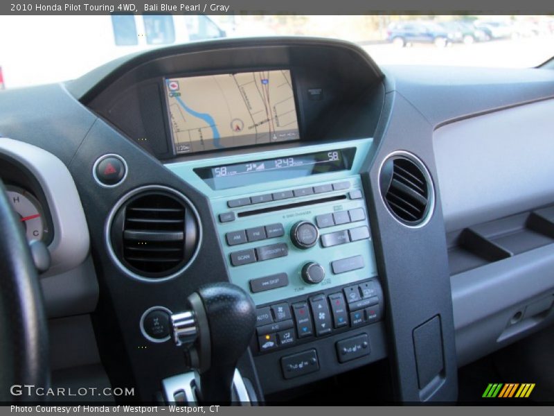 Bali Blue Pearl / Gray 2010 Honda Pilot Touring 4WD
