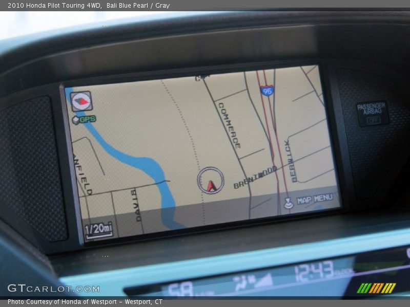 Bali Blue Pearl / Gray 2010 Honda Pilot Touring 4WD