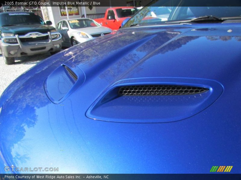 Impulse Blue Metallic / Blue 2005 Pontiac GTO Coupe