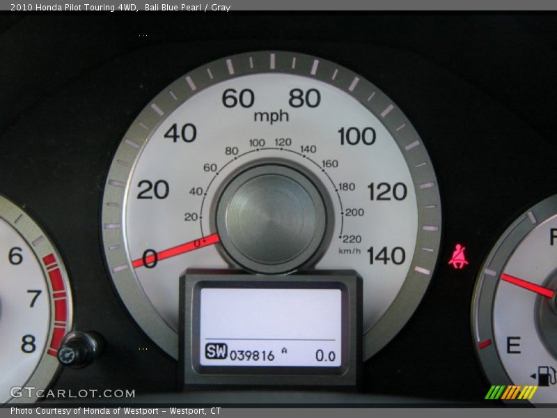Bali Blue Pearl / Gray 2010 Honda Pilot Touring 4WD