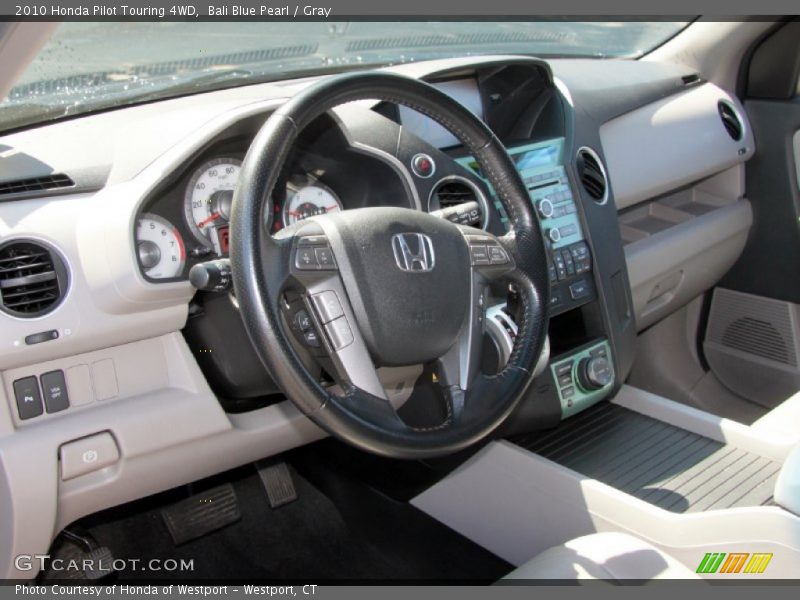 Bali Blue Pearl / Gray 2010 Honda Pilot Touring 4WD
