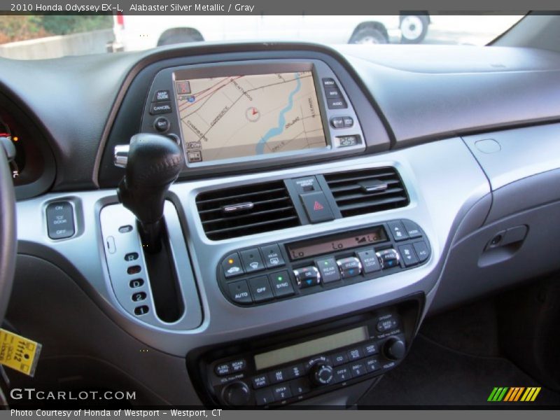 Alabaster Silver Metallic / Gray 2010 Honda Odyssey EX-L