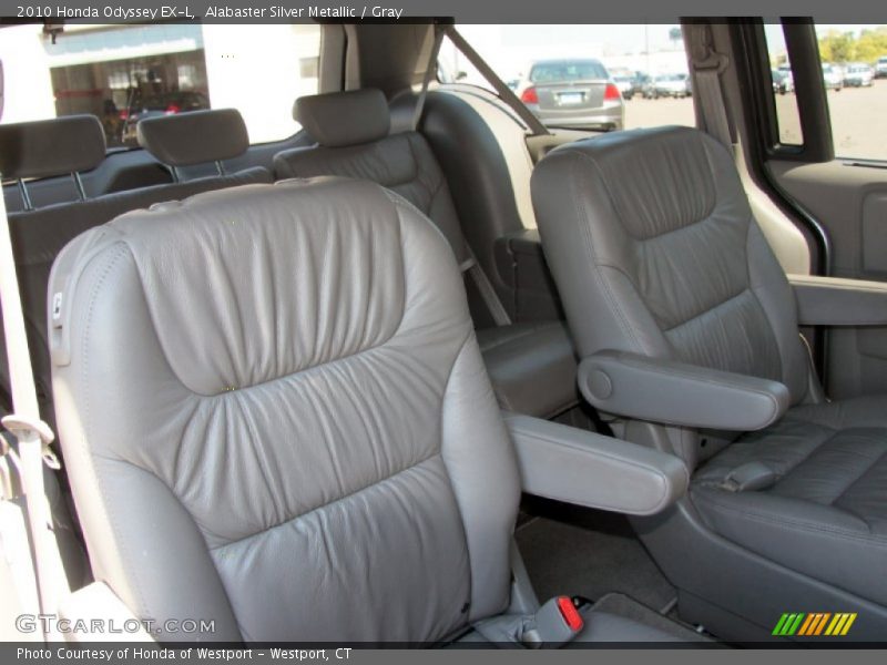Alabaster Silver Metallic / Gray 2010 Honda Odyssey EX-L