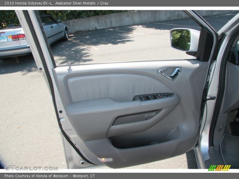 Alabaster Silver Metallic / Gray 2010 Honda Odyssey EX-L